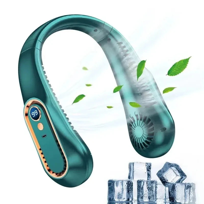 מאוורר אישי נטען 3 ב-1 עם תצוגה דיגיטלית